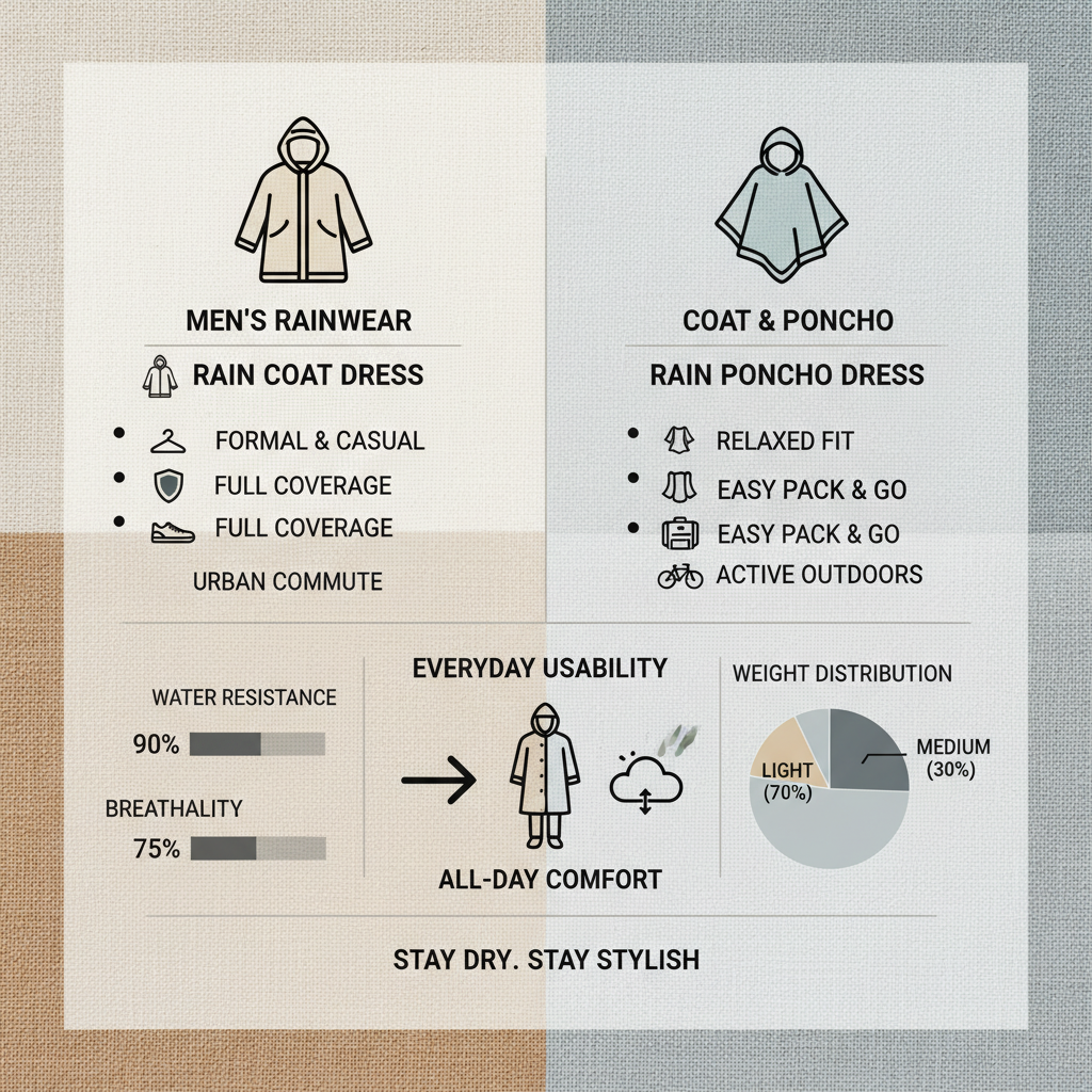 Stylish Mens Rain Coat Dress for Ultimate Weather Protection