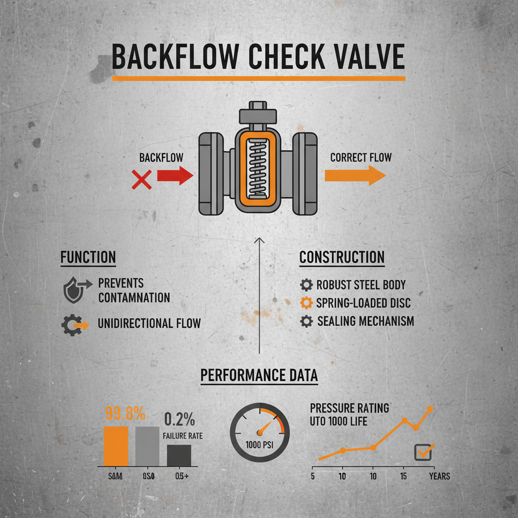 backflow check valve