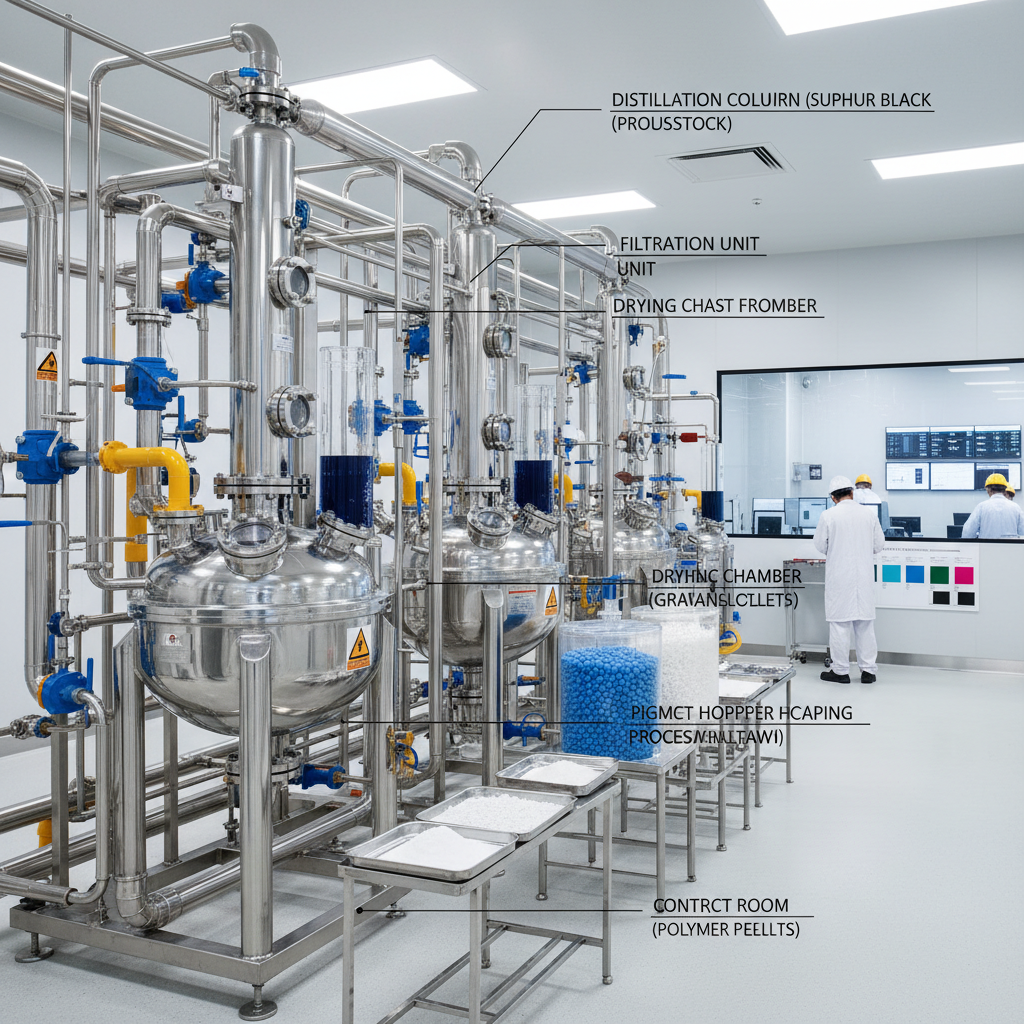 sulphur black factory