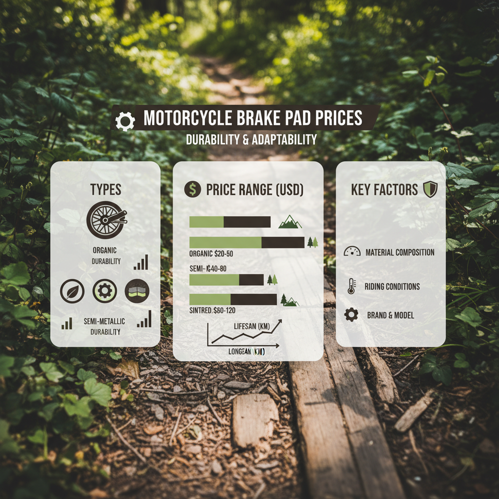 motorcycle brake pads price