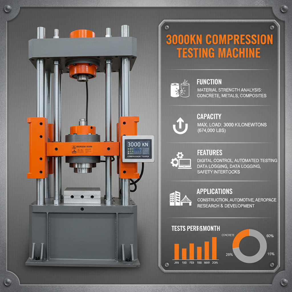 3000KN Compression Testing Machine