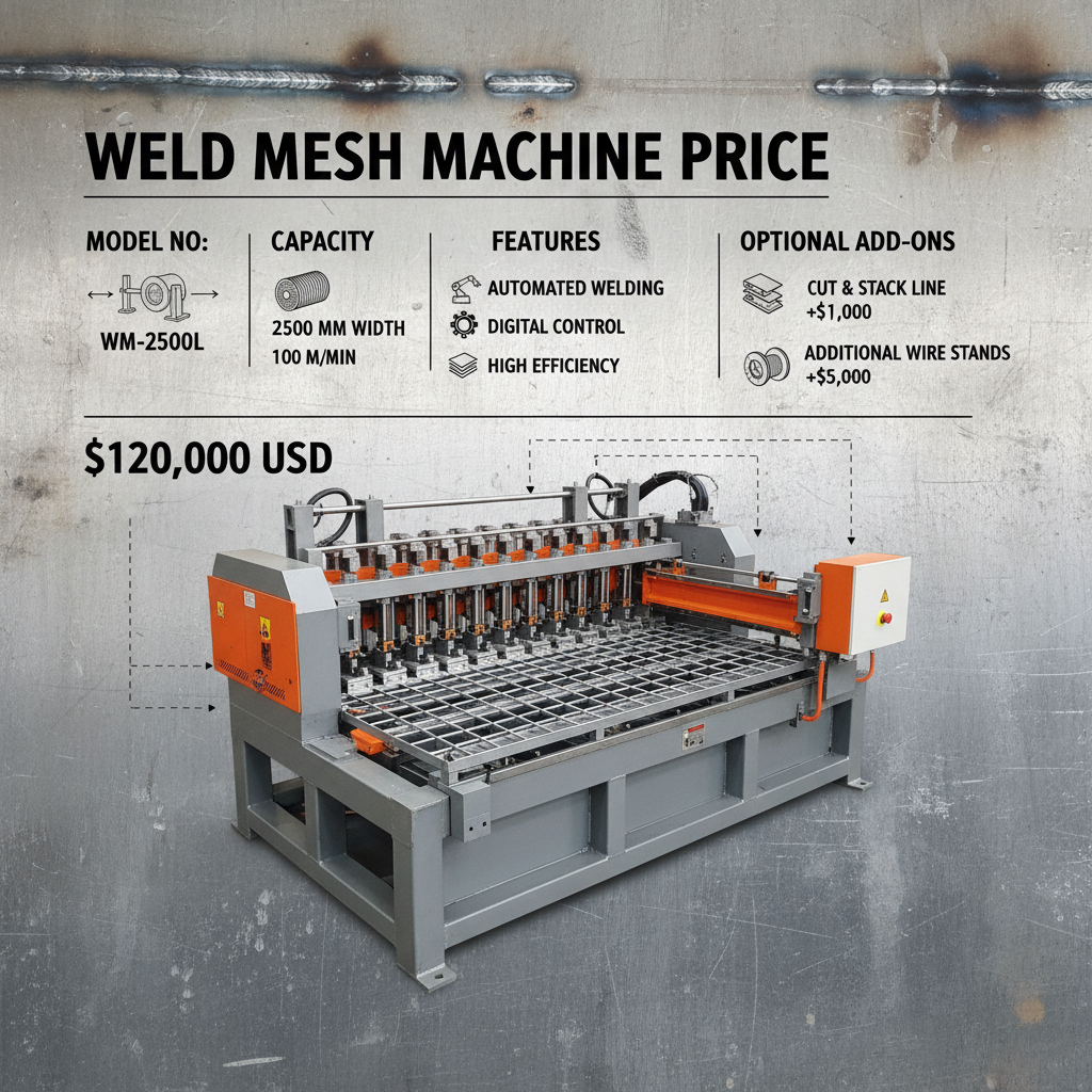 weld mesh machine price