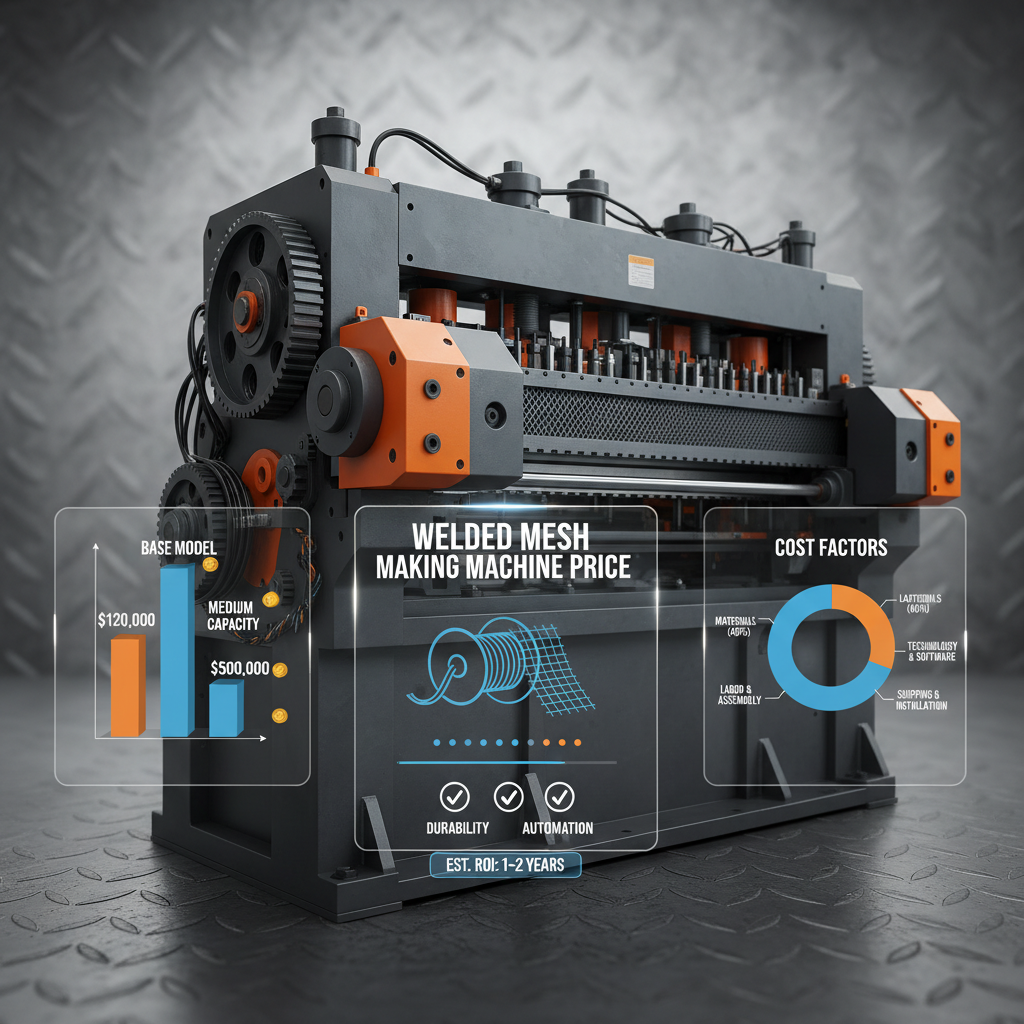 welded mesh making machine price