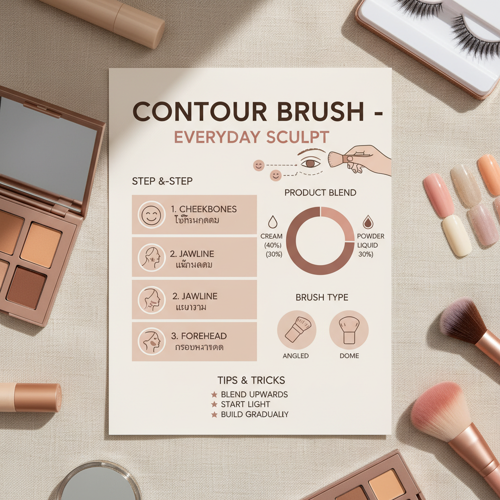 Mastering the Art of Contouring A Guide to Contour Brush How to Use