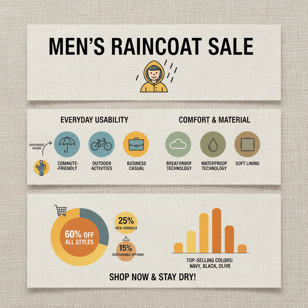 men raincoat sale