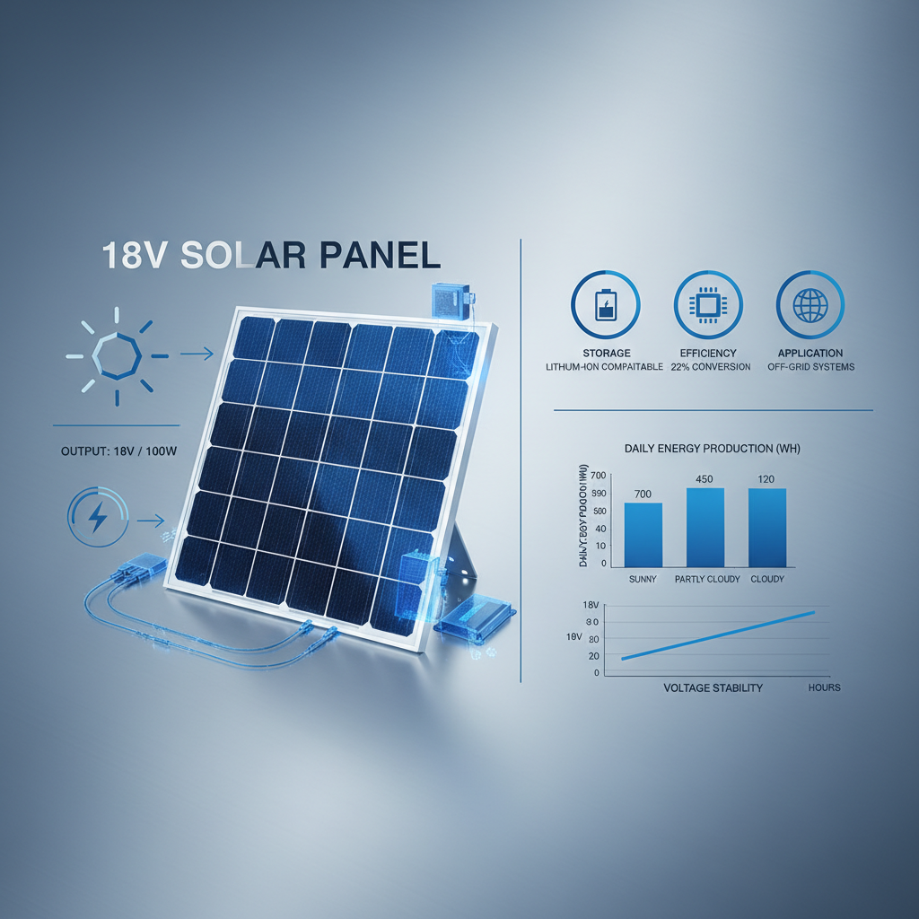 18v solar panel