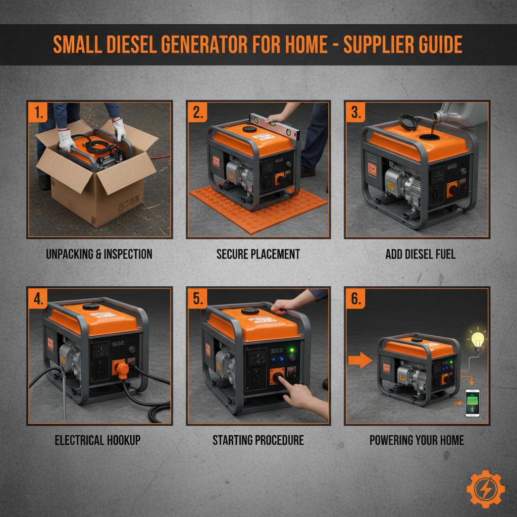 small diesel generator for home Supplier