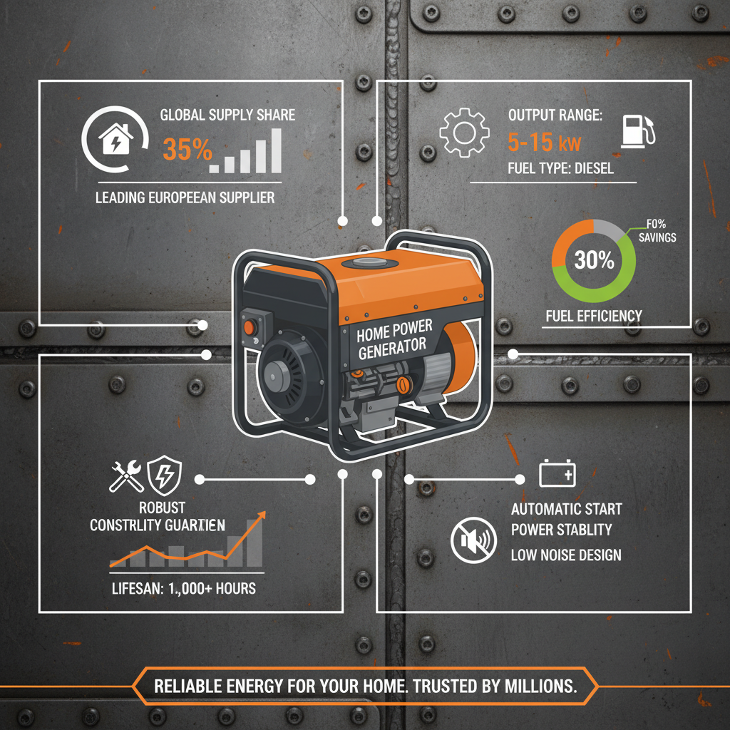 small diesel generator for home Supplier
