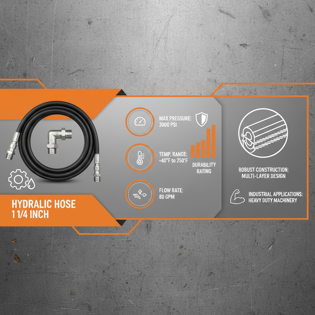 Comprehensive Guide to Understanding the 1 1/4 Hydraulic Hose and Its Applications