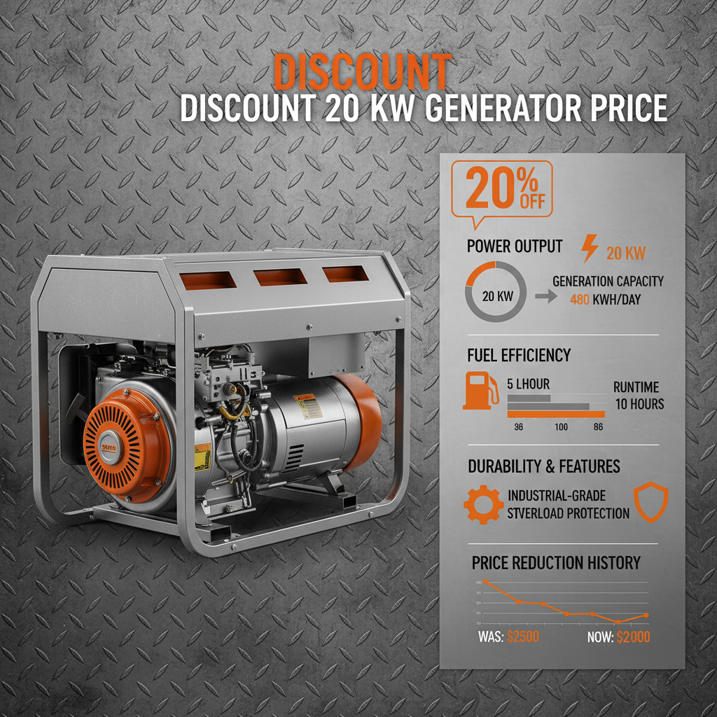 Discount 20 kw generator price