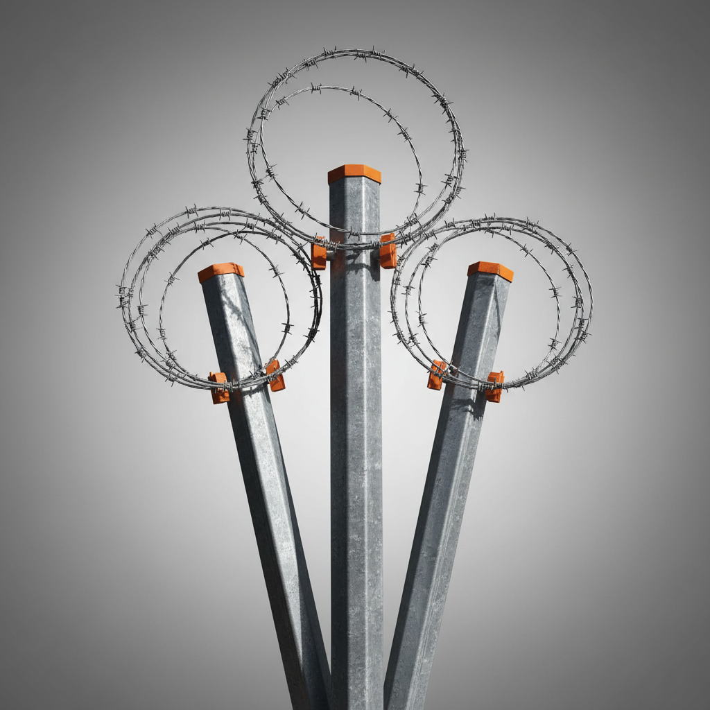 Investing in Robust Perimeter Security with Barbed Wire Metal Fence Posts