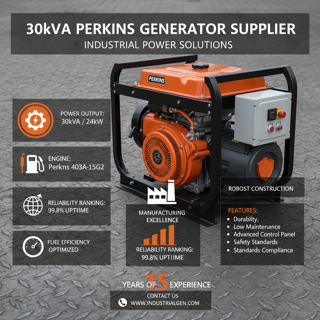 30kva perkins generator Supplier