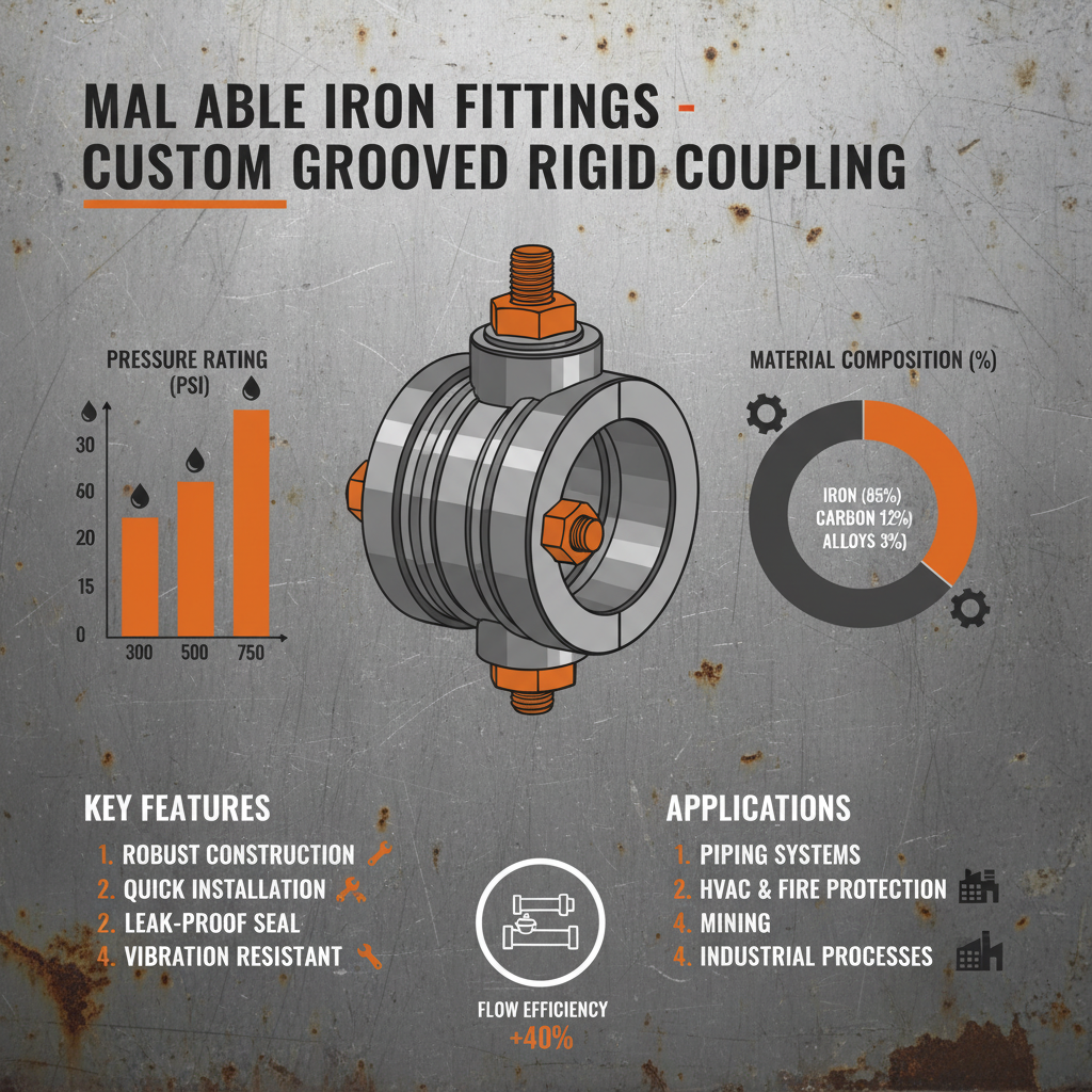 custom grooved rigid coupling