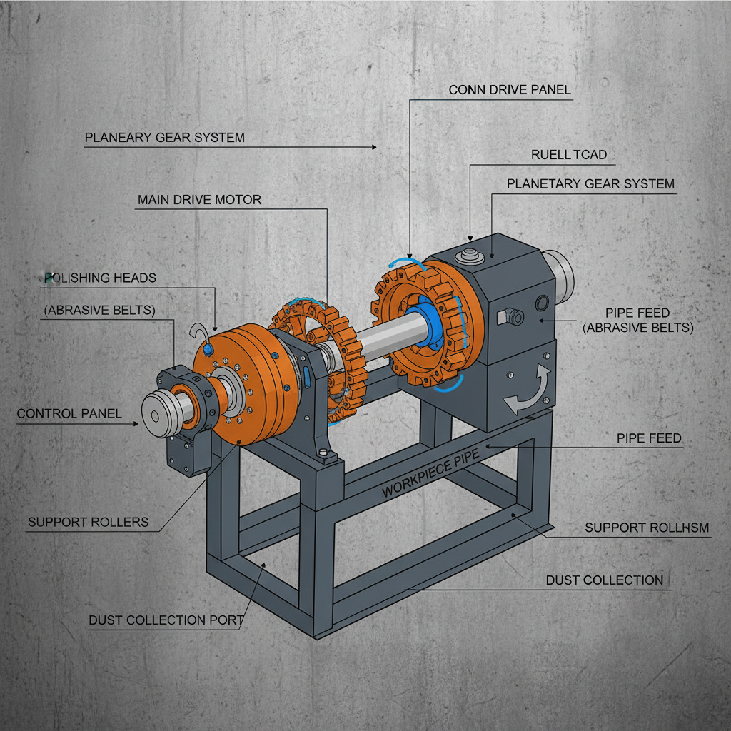 Revolutionizing Pipeline Maintenance with a Planetary Pipe Polishing Machine