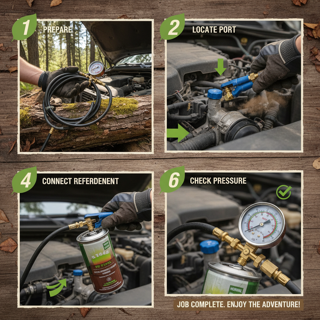 Investing in a Quality auto ac charging hose with gauge for Efficient AC Service