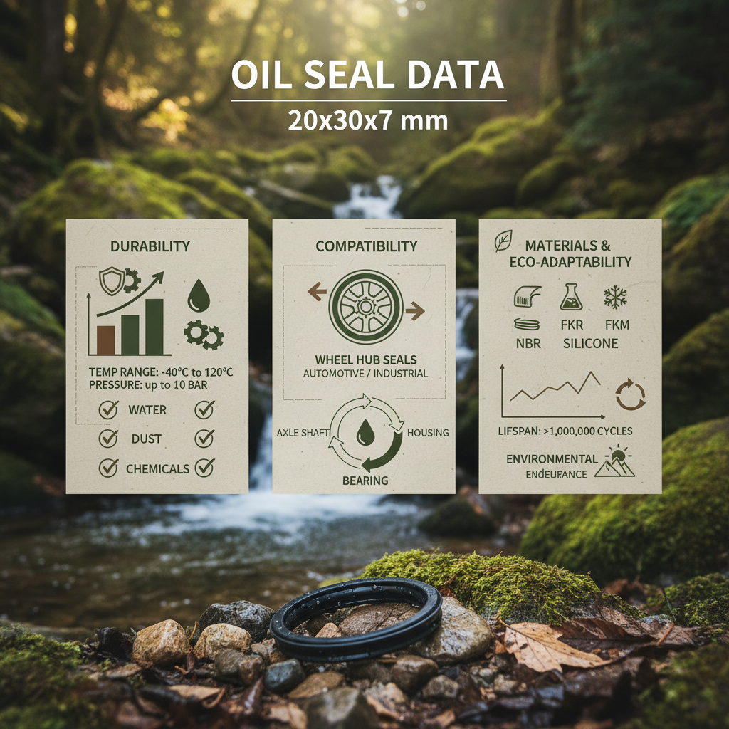 The Crucial Role of 20x30x7 Oil Seals in Maintaining Heavy Machinery Performance