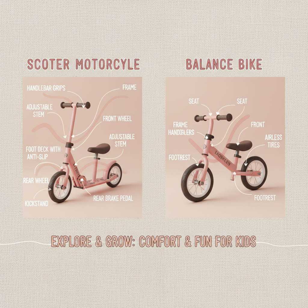 The Versatile Pink Scooter Motorcycle Revolutionizing Construction Sites