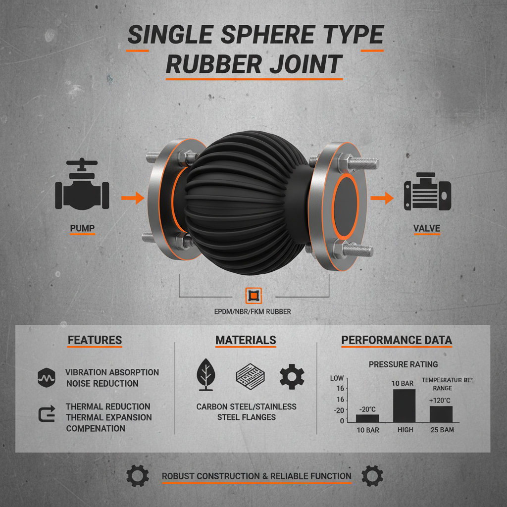 The Importance of Single Sphere Type Rubber Joint for Reliable Pipeline Systems