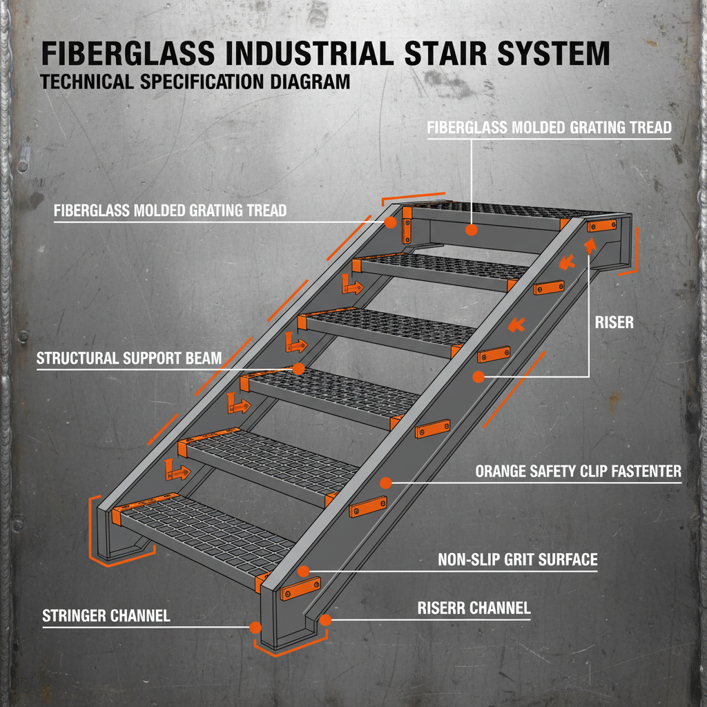 The Rise of Fiberglass Stairs in Modern Construction and Industrial Applications
