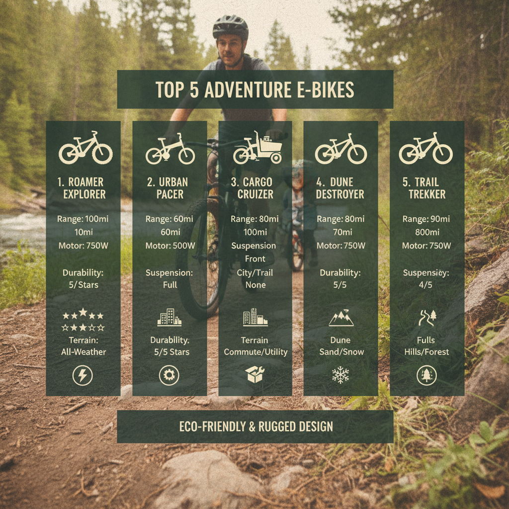 Discover the Top 5 Electric Bikes for Commuting and Recreation