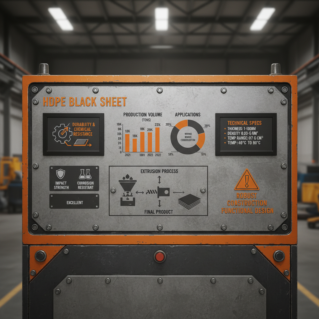 The Enduring Reliability of HDPE Black Sheet in Modern Applications