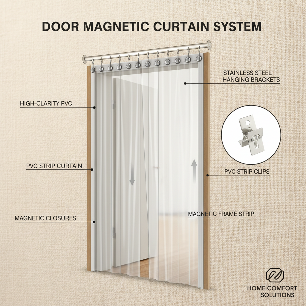 The Versatility and Efficiency of Door Magnetic Curtain Systems for Modern Workspaces