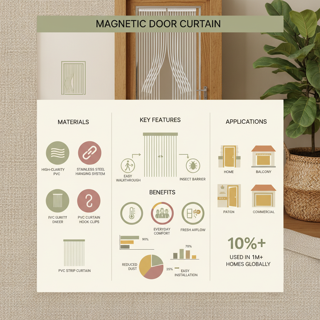 The Versatility and Efficiency of Door Magnetic Curtain Systems for Modern Workspaces