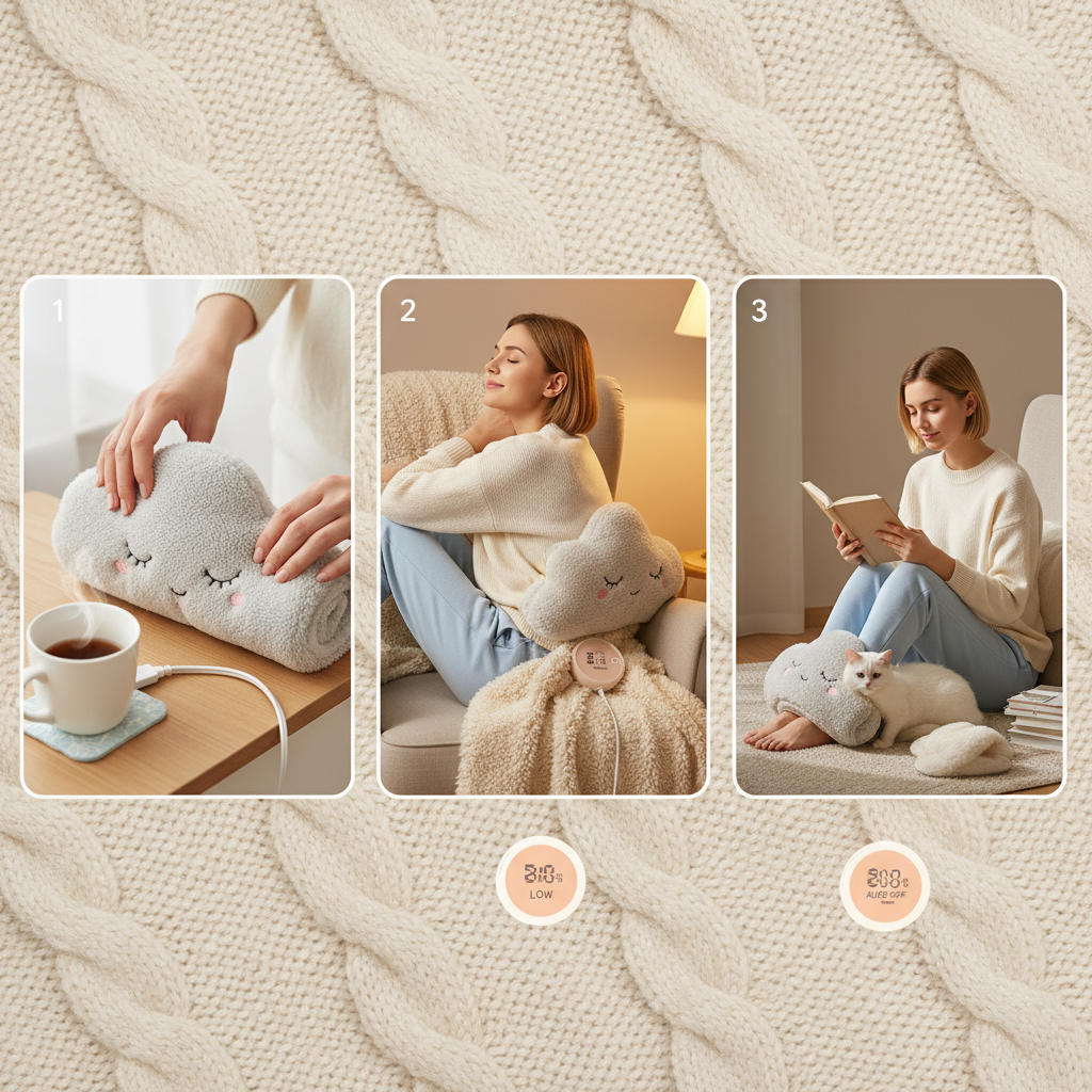 Boost Construction Crew Comfort with a Cute Electric Heating Pad