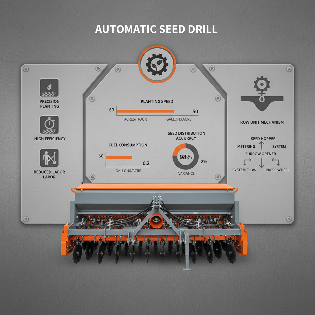 Revolutionizing Agriculture with the Automatic Seed Drill for Enhanced Yields