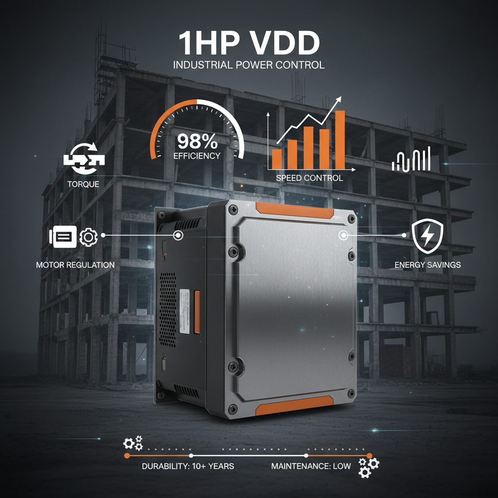 Optimizing Motor Control with a Reliable 1hp VFD for Enhanced Efficiency
