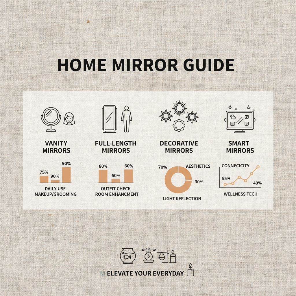 Understanding Diverse Mirror Types for Construction and Modern Design