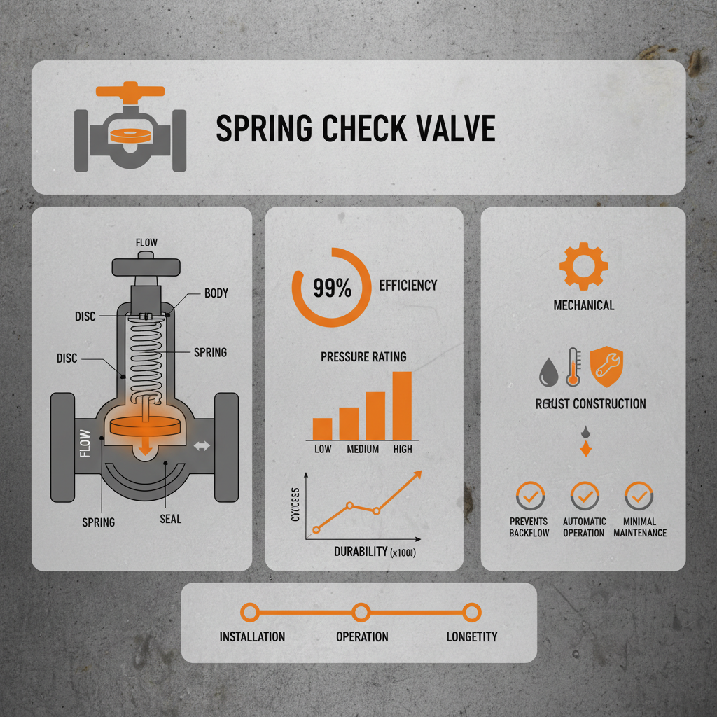 Reliable Spring Check Valve Solutions for Efficient Flow Control Systems