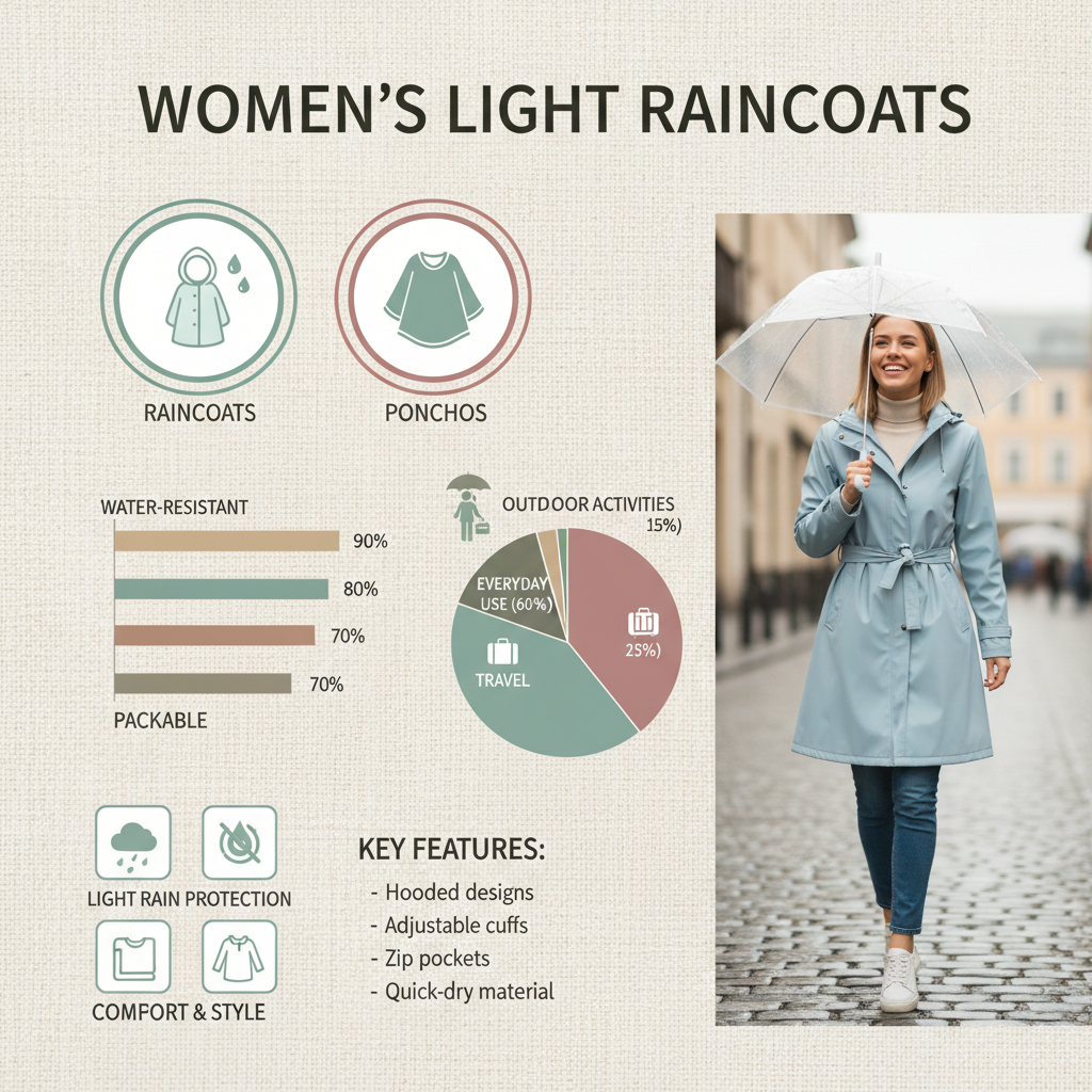 Essential Light Raincoats for Women Designed for Comfort and Durability