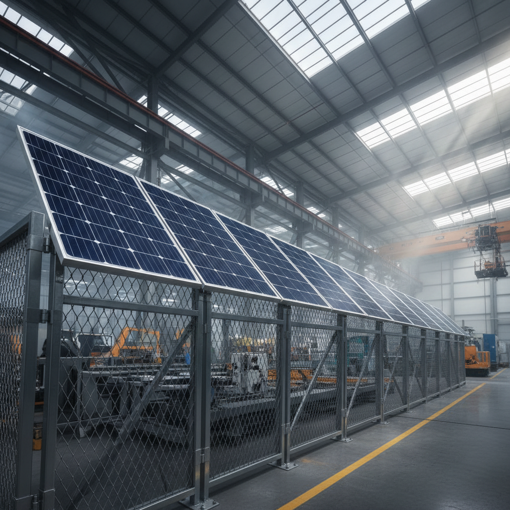 Innovative Solar Panels Mounted on Fence Solutions for Efficient Power Generation