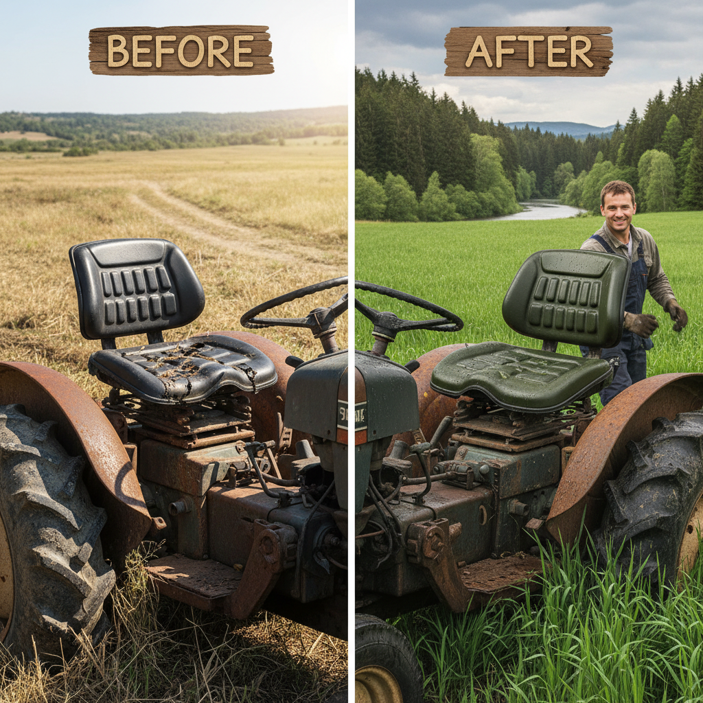 The Vital Role of a Universal Tractor Seat for Operator Comfort and Productivity