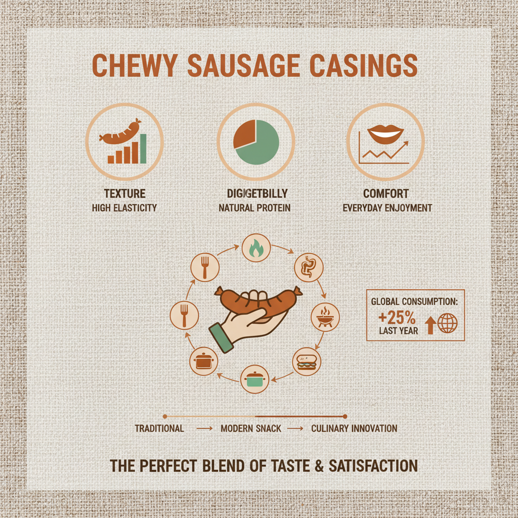 Utilizing Chewy Sausage Casings for Sustainable and Durable Concrete Construction
