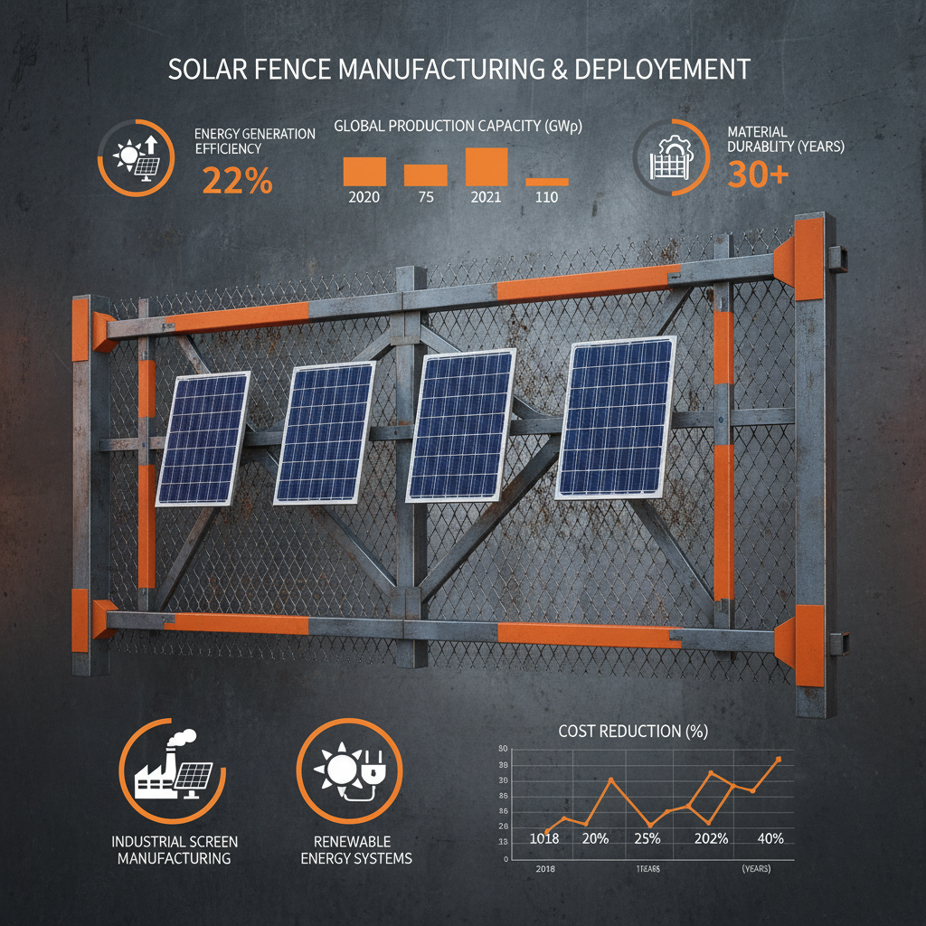 Innovative Solar Panels Mounted on Fence Solutions for Efficient Power Generation