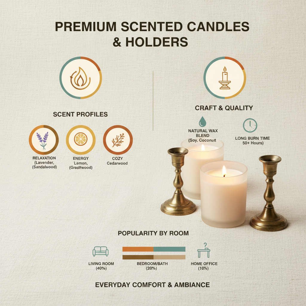 Enhance Your Wellbeing with Premium Scented Candles for a Calming Atmosphere