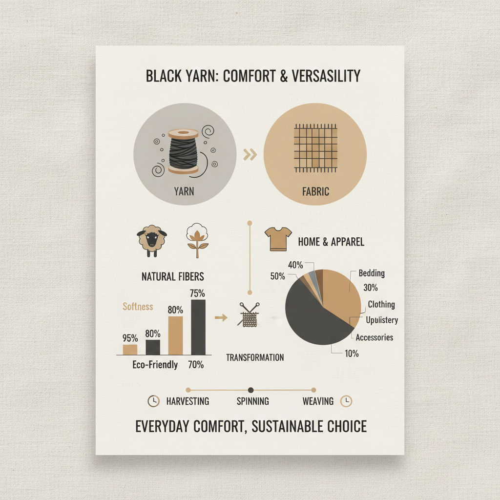 The Unsung Hero Black Yarn Applications and Future Trends in Modern Industries