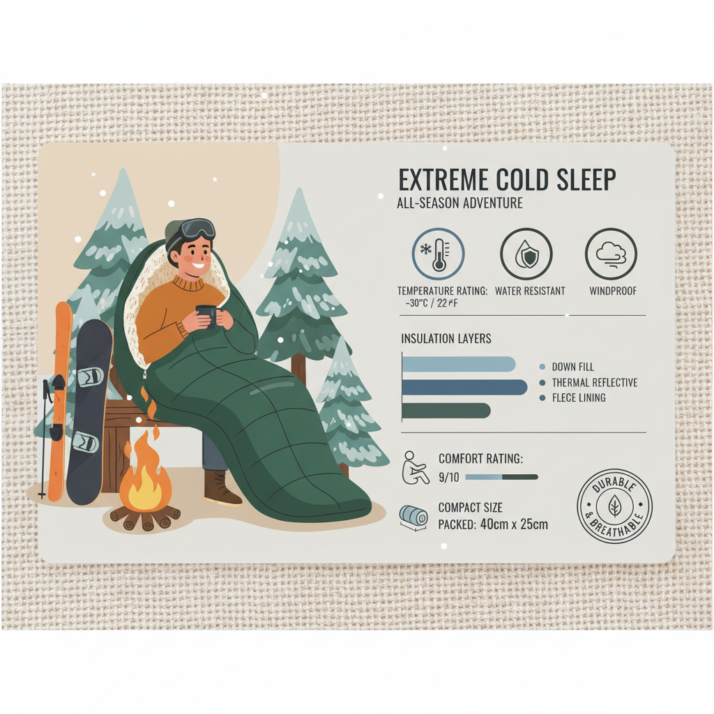 Choosing the Right Extreme Cold Weather Sleeping Bag for Optimal Performance