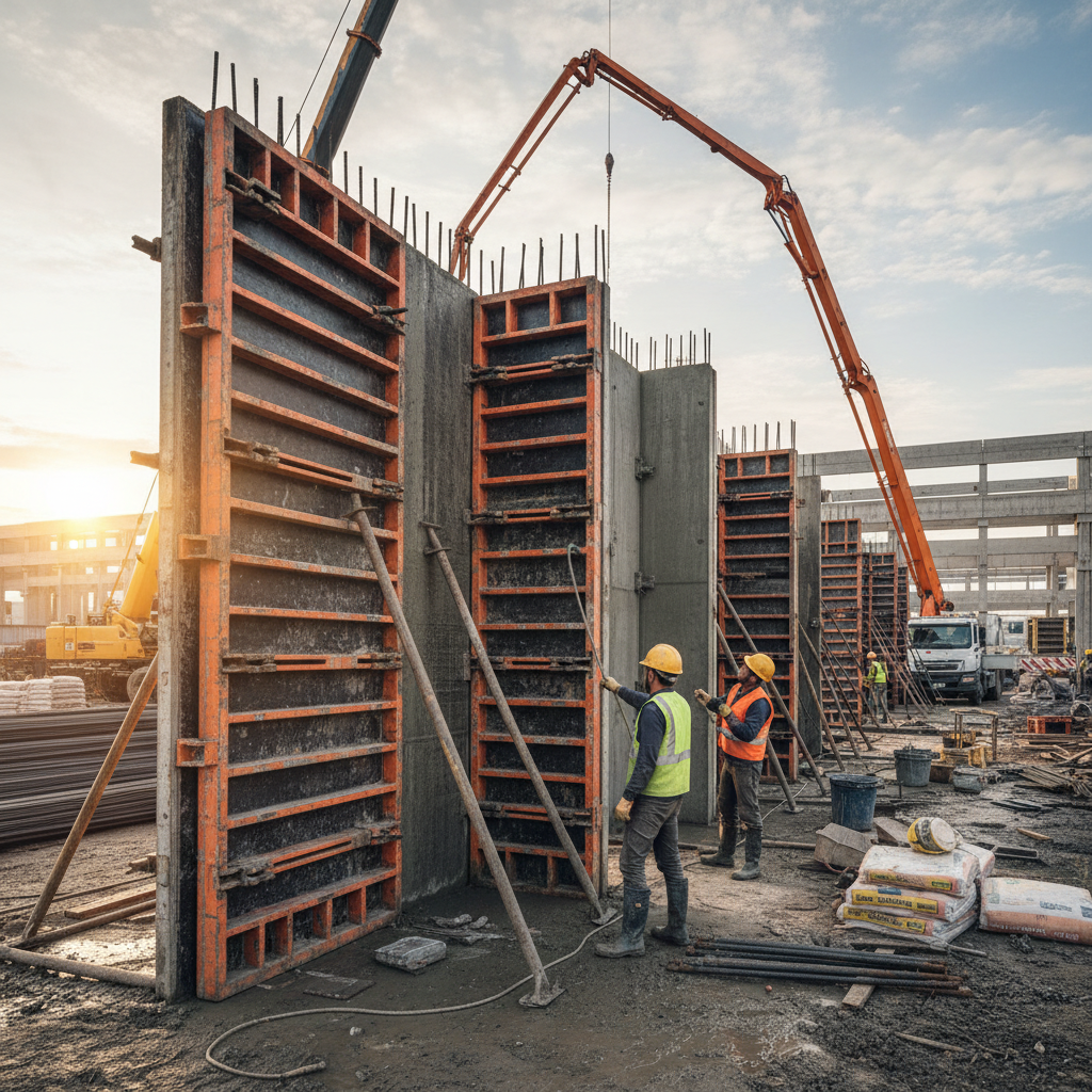 Optimizing Construction with Advanced Shuttering System Concrete Walls