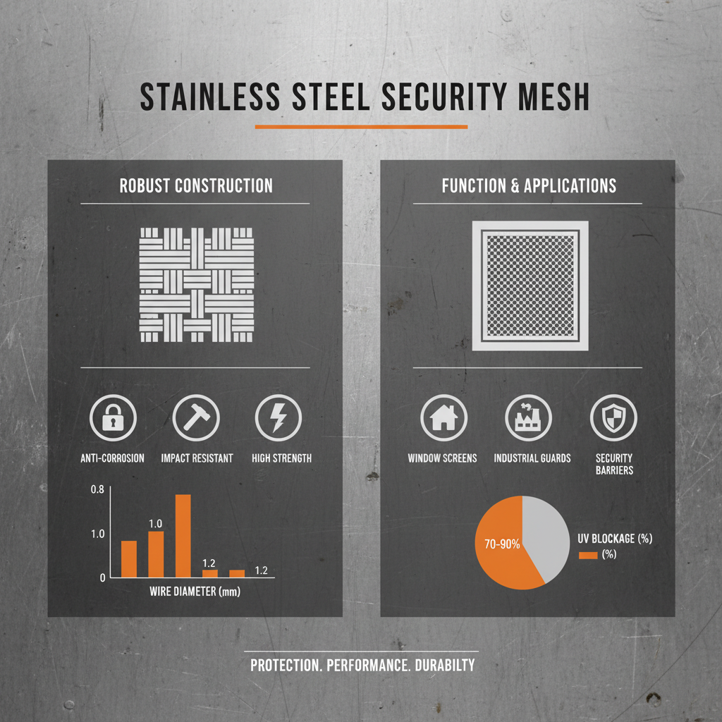 Robust Stainless Steel Security Mesh Solutions for Enhanced Protection
