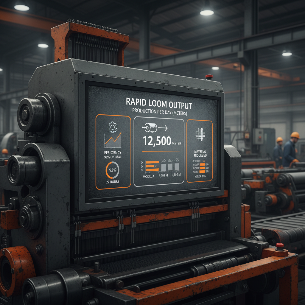 Optimizing Rapier Loom Production Per Day in Meter for Textile Efficiency