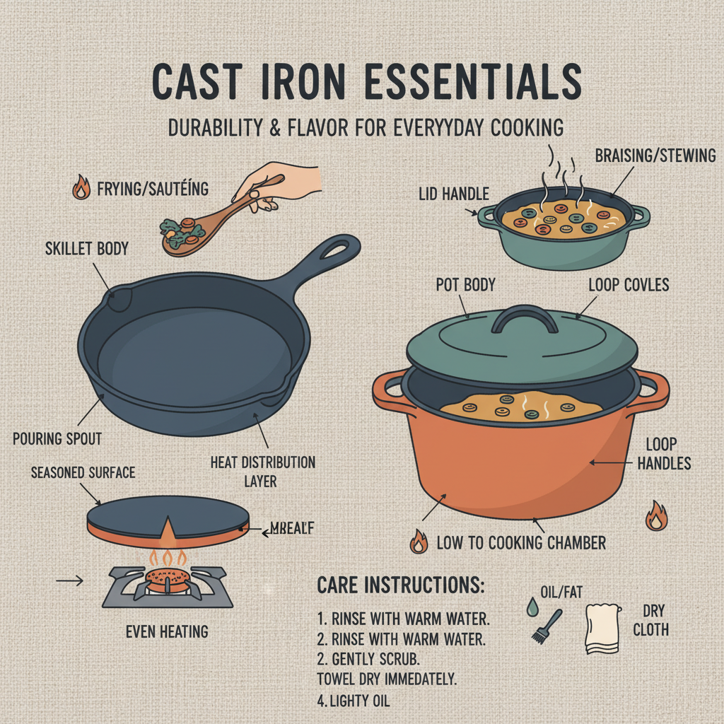 The Enduring Appeal of Selling Cast Iron Cookware for Modern Kitchens