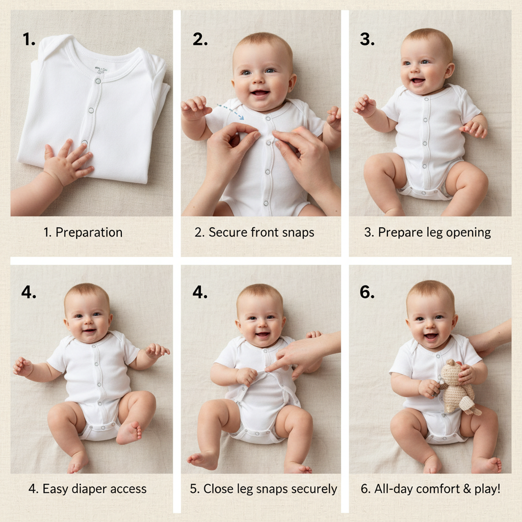 infant pearl snap onesies