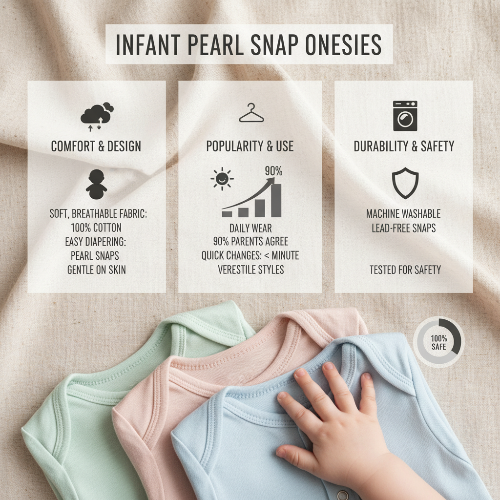 infant pearl snap onesies