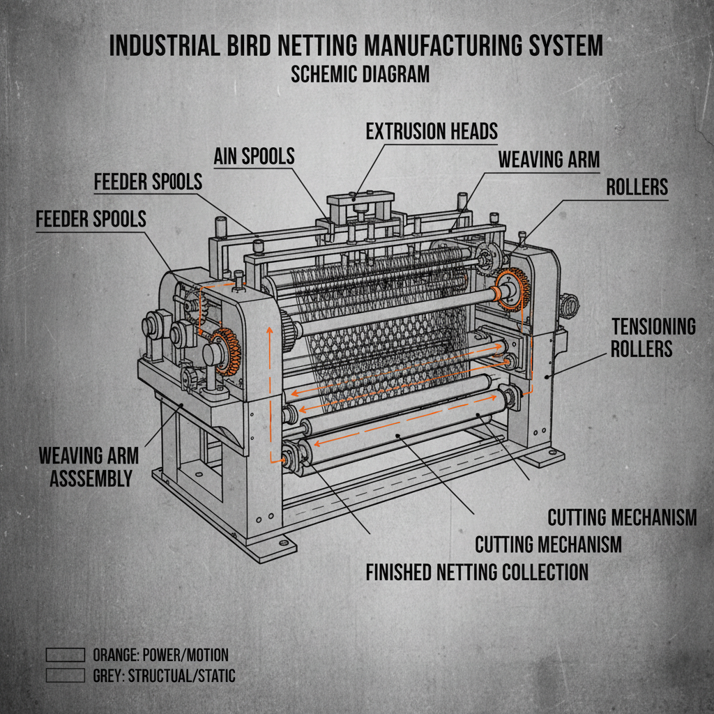 industrial bird netting