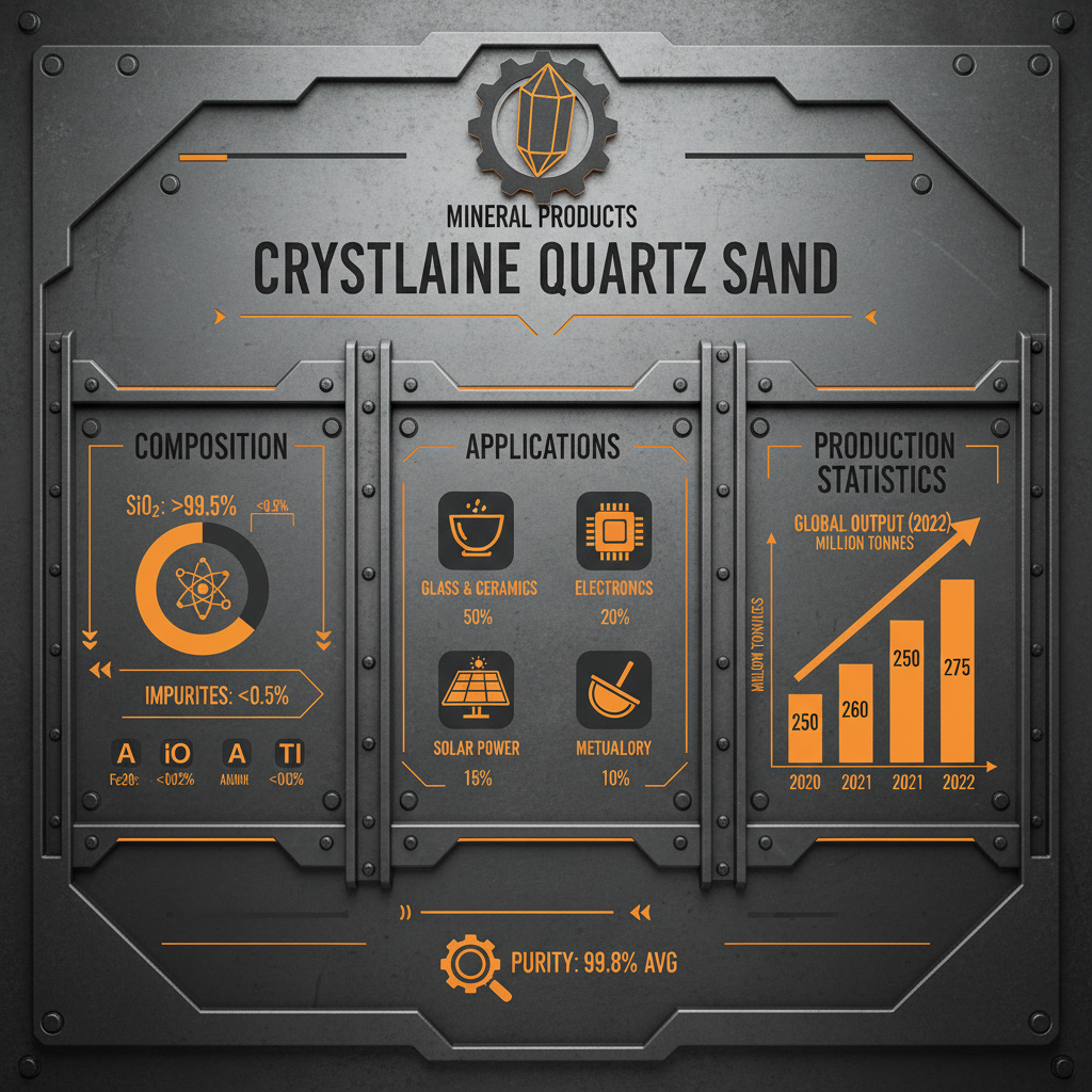 crystalline quartz sand