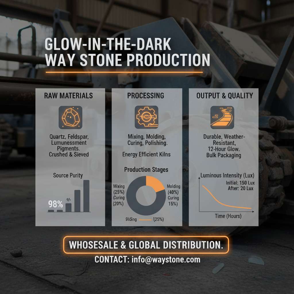 Wholesale Glow In The Dark Way Stone