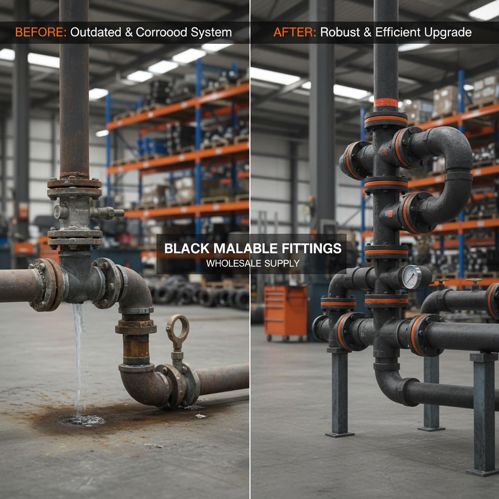 wholesale black malleable fittings